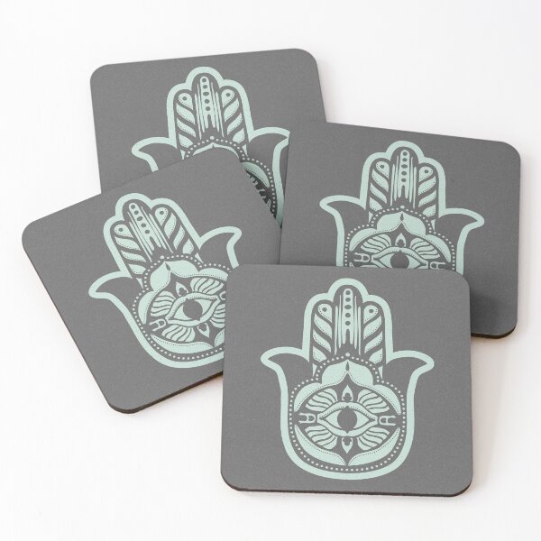 Item preview, Hamsa Lava - Slate + Mint designed and sold by Irene Estelle.