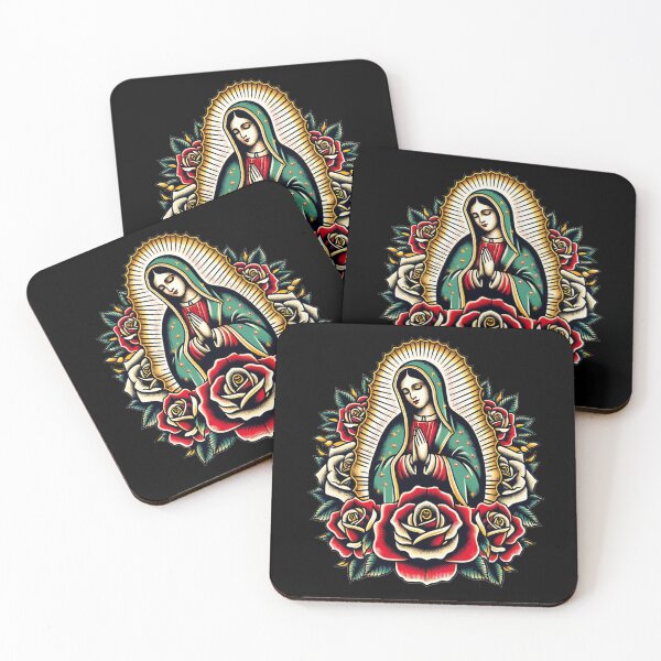 Item preview, Our Lady Virgen De Guadalupe Virgin Mary Floral designed and sold by HechoEnAztlan.