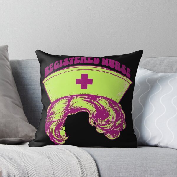 Item preview, Registered Nurse Hat and Hair Retro Colors Vintage Aesthetic Nursing Appreciation Gift for her designed and sold by CORINNE W.