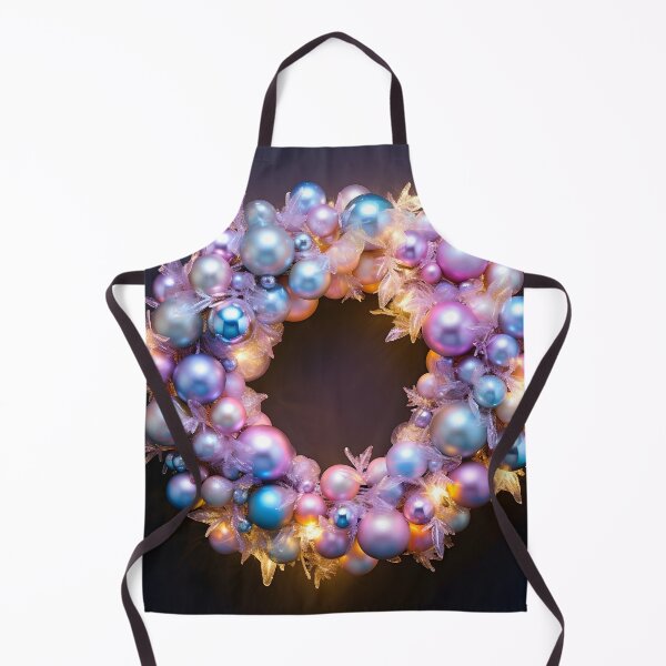 Item preview, colorida corona navideña iridiscente designed and sold by dcrc.
