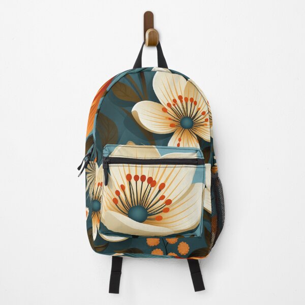 Item preview, The Conic Retro "Scandinavian Floral" Collection #11 designed and sold by DesignVistaHub.