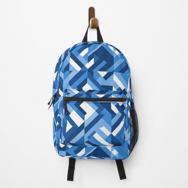Item preview, Geometric Monochromatic Blue Pattern 3 designed and sold by panchiTWO.