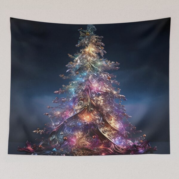 Item preview, Colorido árbol de Navidad iridiscente designed and sold by dcrc.