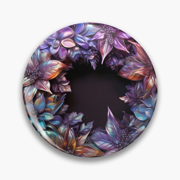 Item preview, colorida corona navideña iridiscente designed and sold by dcrc.