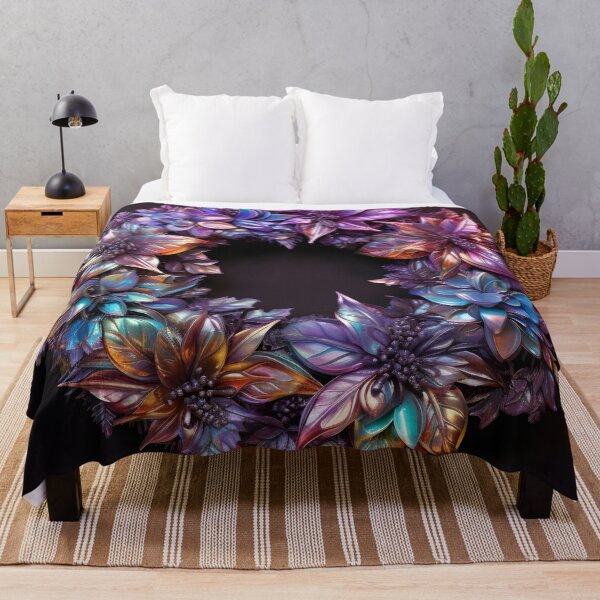 Item preview, colorida corona navideña iridiscente designed and sold by dcrc.
