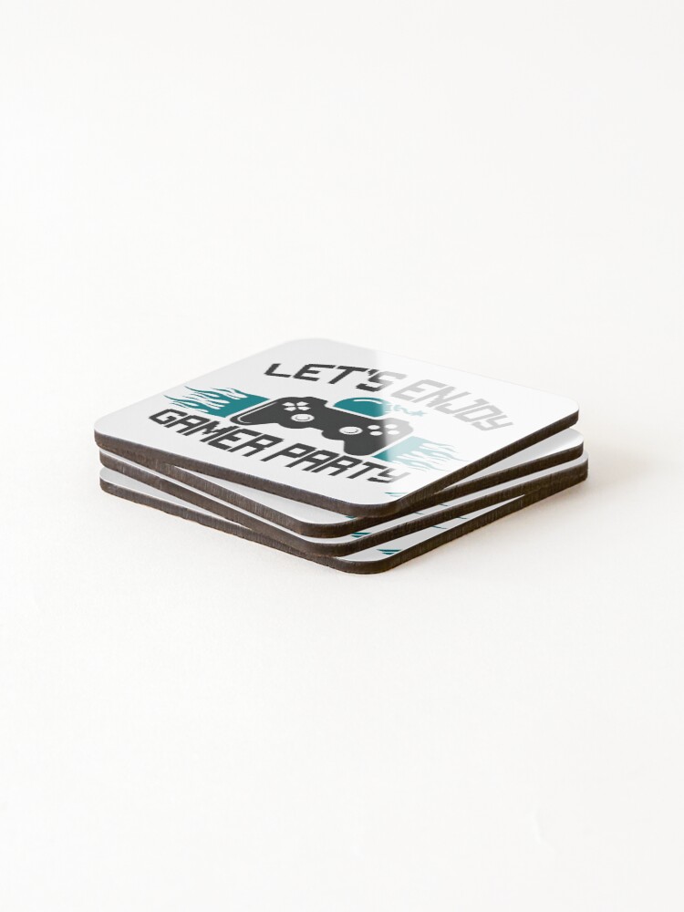 Thumbnail 4 of 5, Coasters (Set of 4), Gaming designed and sold by ROKANDESIGNART.