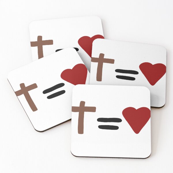 Item preview, Cross equals love designed and sold by FeatherProject.