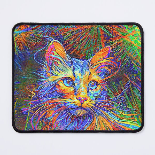 Item preview, Abstractions of abstract abstraction of cat. DeepDream #7782357429183 designed and sold by blackhalt.