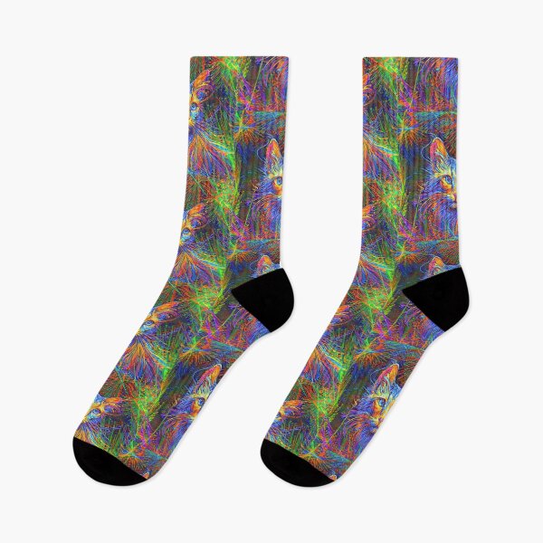 Item preview, Abstractions of abstract abstraction of cat. DeepDream #7782357429183 designed and sold by blackhalt.