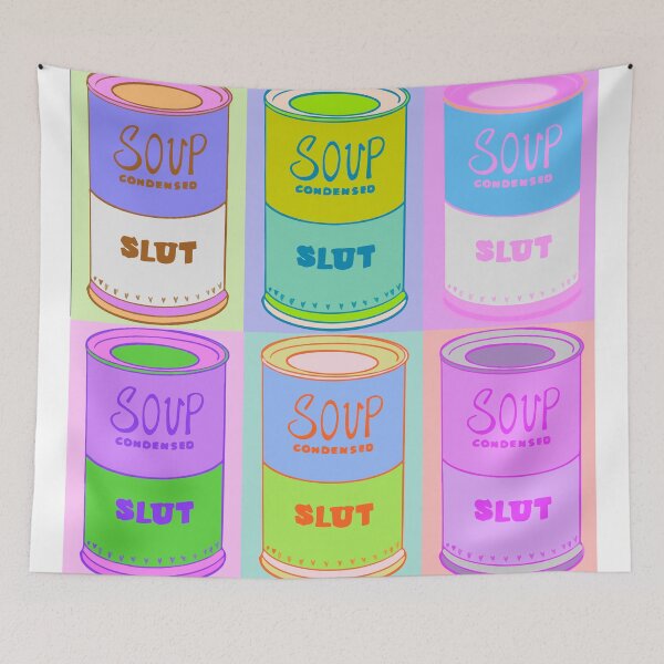 Item preview, Soup slut pop art designed and sold by Nunsketchy.