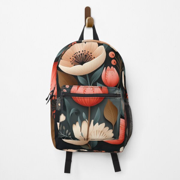 Item preview, The Conic Retro "Scandinavian Floral" Collection #14 designed and sold by DesignVistaHub.