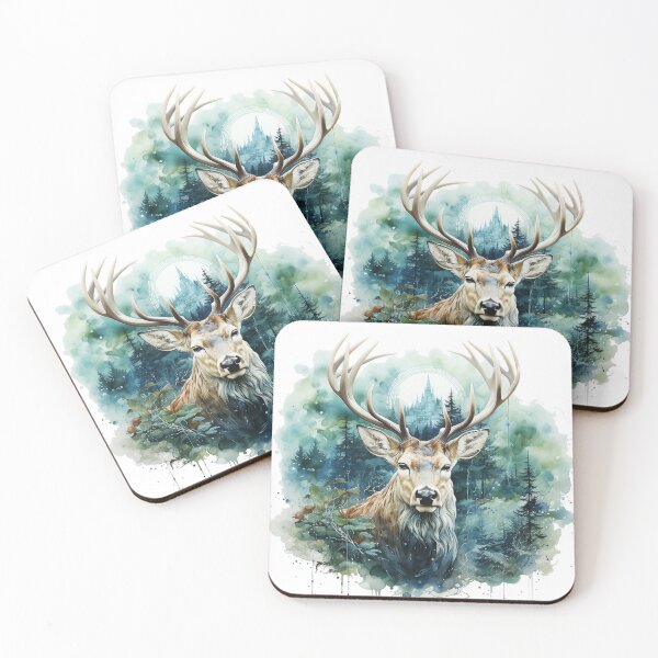 Item preview, Deer & Flower  designed and sold by echooche.