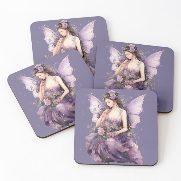 Item preview, Purple Floral Fairy designed and sold by FlutterbyFairy.