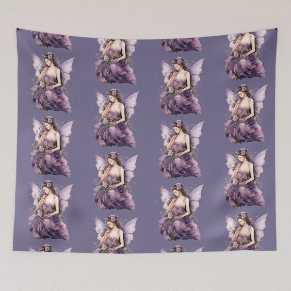 Item preview, Purple Floral Fairy designed and sold by FlutterbyFairy.