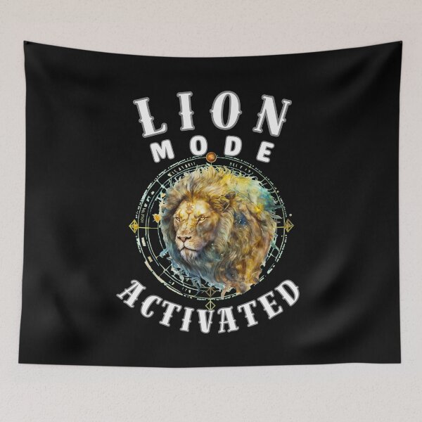Item preview, Lion Mode: Activated designed and sold by ZodiacWonders.