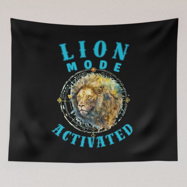Item preview, Lion Mode: Activated. leo birthday designed and sold by ZodiacWonders.