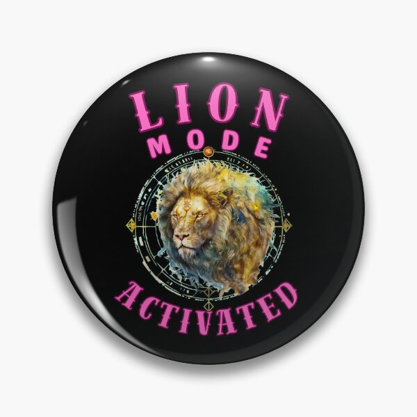 Item preview, Lion Mode: Activated. leo horoscope designed and sold by ZodiacWonders.