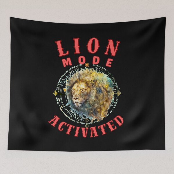 Item preview, Lion Mode: Activated. leo astrology designed and sold by ZodiacWonders.