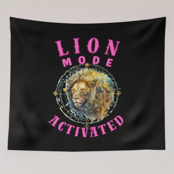 Item preview, Lion Mode: Activated. leo horoscope designed and sold by ZodiacWonders.