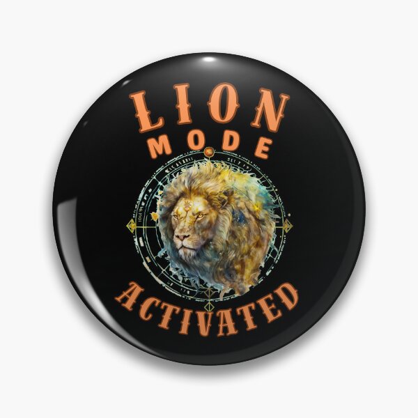 Item preview, Lion Mode: Activated. leo quote designed and sold by ZodiacWonders.