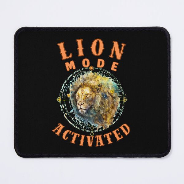 Item preview, Lion Mode: Activated. leo quote designed and sold by ZodiacWonders.
