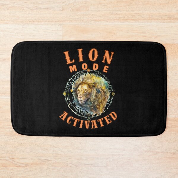 Item preview, Lion Mode: Activated. leo quote designed and sold by ZodiacWonders.