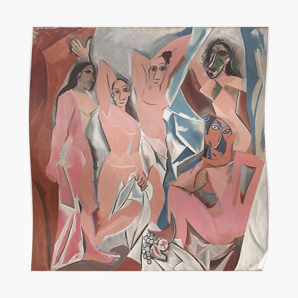 Pablo Picasso - Les Demoiselles d'Avignon Poster