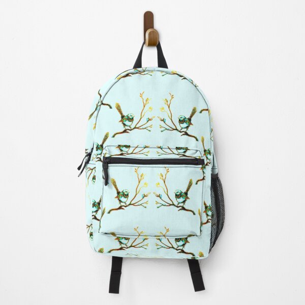 Item preview, Golden Wrens on Blue designed and sold by Linda Callaghan.