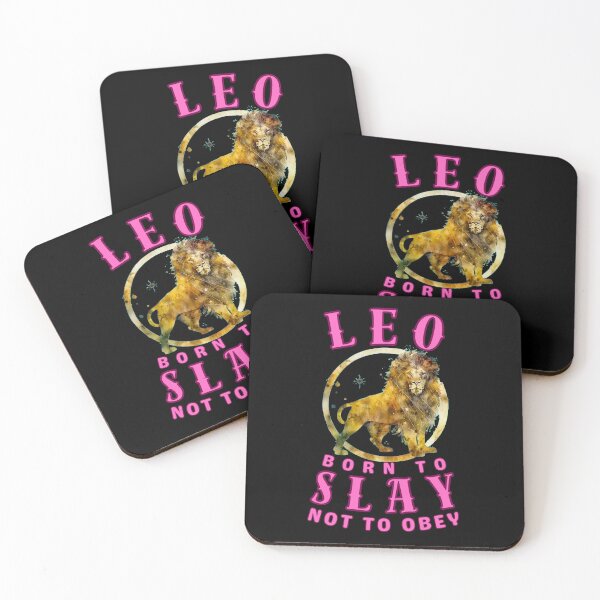 Item preview, Leo: Born To Slay, Not To Obey. fire sign designed and sold by ZodiacWonders.