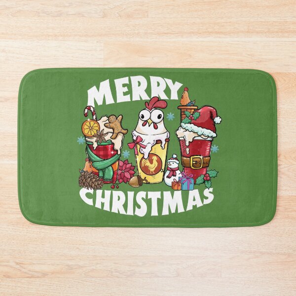 Item preview, Merry Christmas Chicken Cups designed and sold by pinkwinkpop.