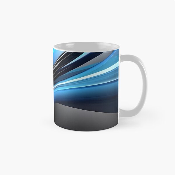 Item preview, Black, Blue, Silver - Modern Background - Digital Art designed and sold by SnoopyTF.