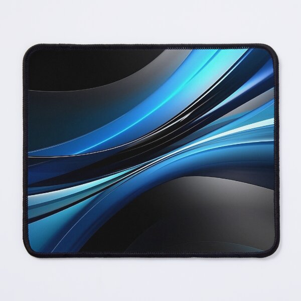 Item preview, Black, Blue, Silver - Modern Background - Digital Art designed and sold by SnoopyTF.