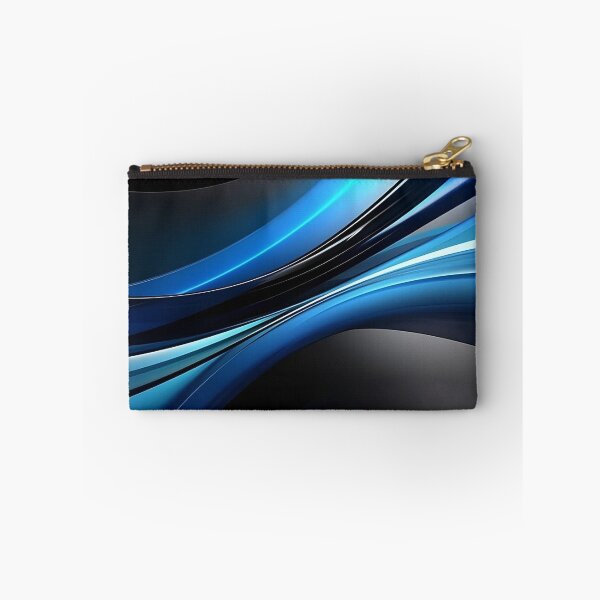 Item preview, Black, Blue, Silver - Modern Background - Digital Art designed and sold by SnoopyTF.