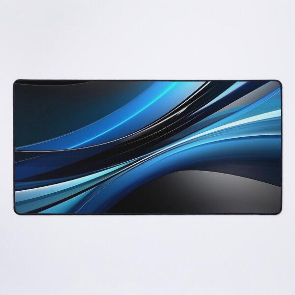 Item preview, Black, Blue, Silver - Modern Background - Digital Art designed and sold by SnoopyTF.