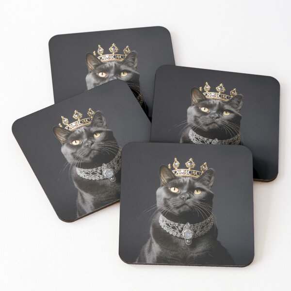 Item preview, Black Cat with Crown 01 designed and sold by Elisabeth Lucas.