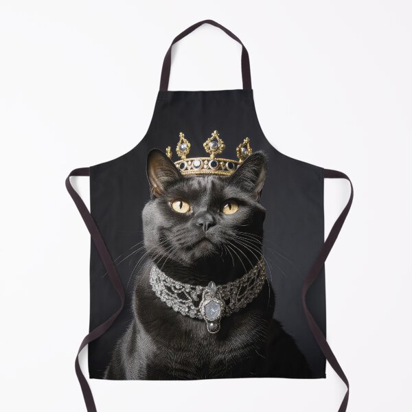 Item preview, Black Cat with Crown 01 designed and sold by Elisabeth Lucas.
