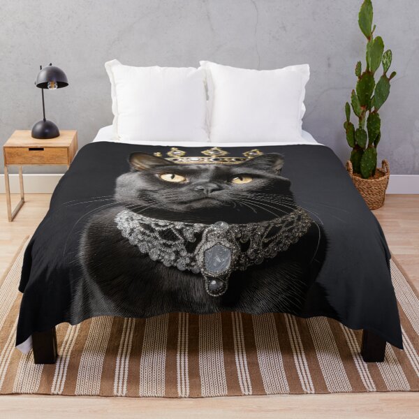 Item preview, Black Cat with Crown 01 designed and sold by Elisabeth Lucas.