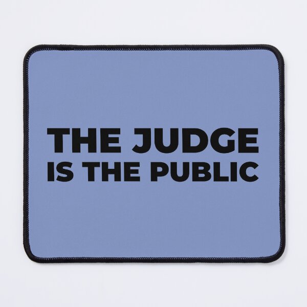 Item preview, The Judge is the Public 3 (black) designed and sold by muskitt.