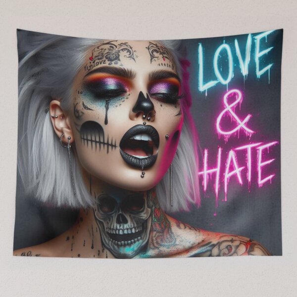 Item preview, BEING ABOUT LOVE AND HATE designed and sold by SCOTTYBOYART.