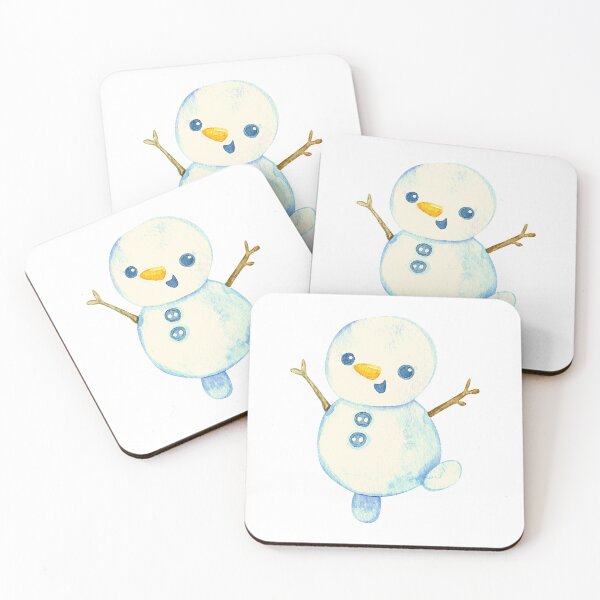 Item preview, Happy little snowman designed and sold by VintageArtByIda.