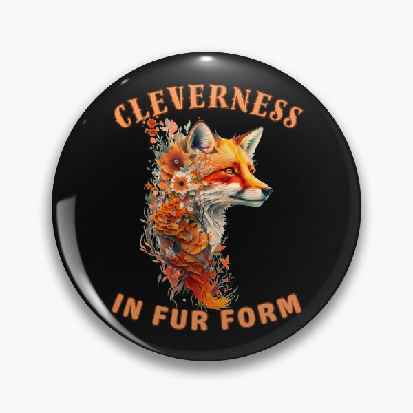 Item preview, Cleverness In Fur Form. fox portrait designed and sold by FoxVibes.