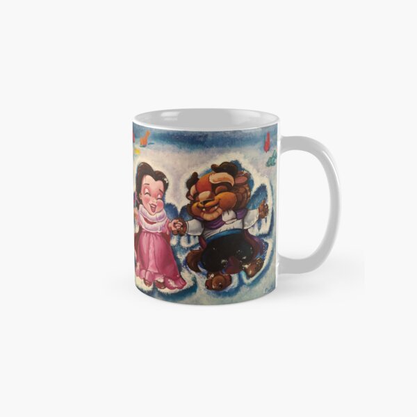Disney Beauty And The Beast Purple Signature Heart Ceramic Coffee Mug Tea  Cup