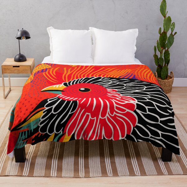Item preview, Red Chicken Rooster designed and sold by EnchantArtCo.