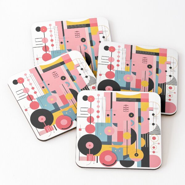 Item preview, Bauhaus Meets Art Deco - Dynamic Geometric & Ornate Design designed and sold by PaintbrushPlace.