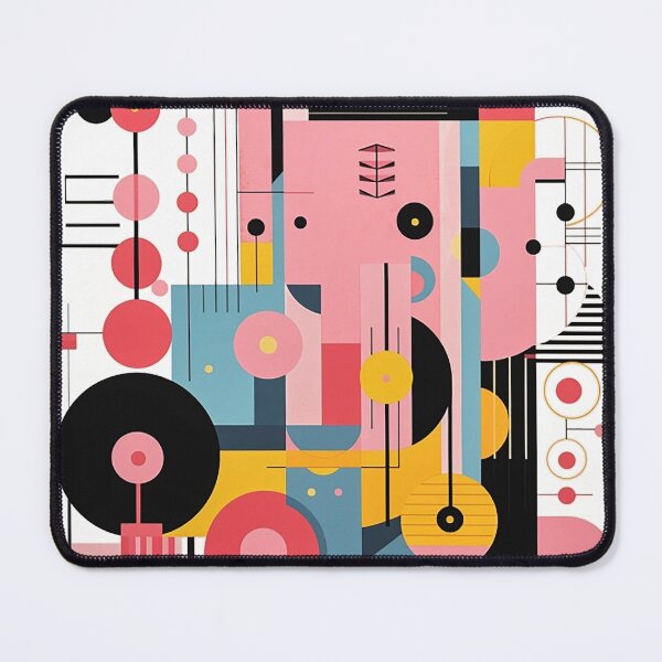 Item preview, Bauhaus Meets Art Deco - Dynamic Geometric & Ornate Design designed and sold by PaintbrushPlace.