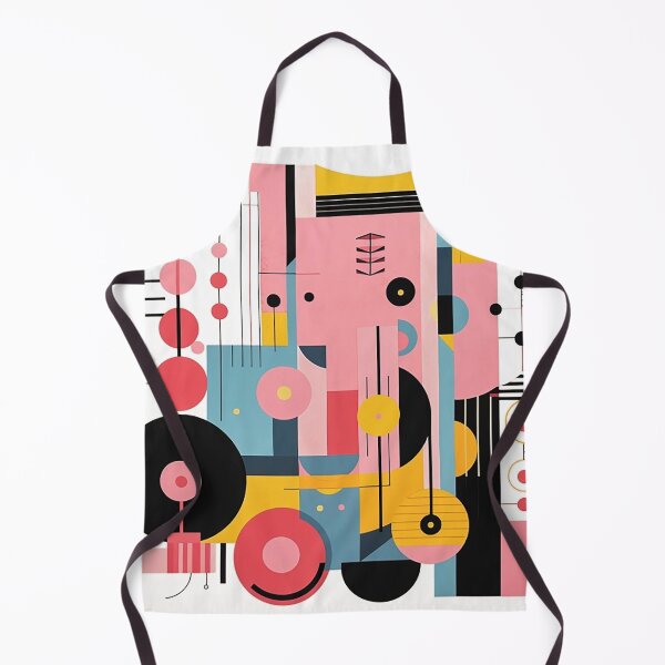 Item preview, Bauhaus Meets Art Deco - Dynamic Geometric & Ornate Design designed and sold by PaintbrushPlace.