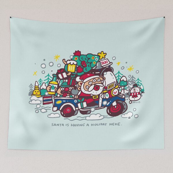 Item preview, Santa is having a holiday in Thailand designed and sold by Ken Hamala.