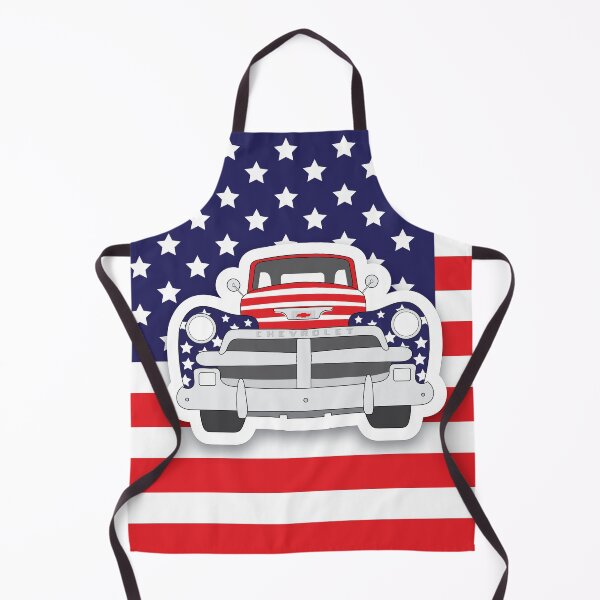Item preview, Chevy 3100 pickup flag of the United States of America USA designed and sold by Bram Donker.