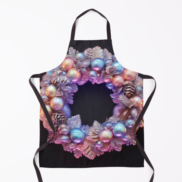 Item preview, colorida corona navideña iridiscente designed and sold by dcrc.