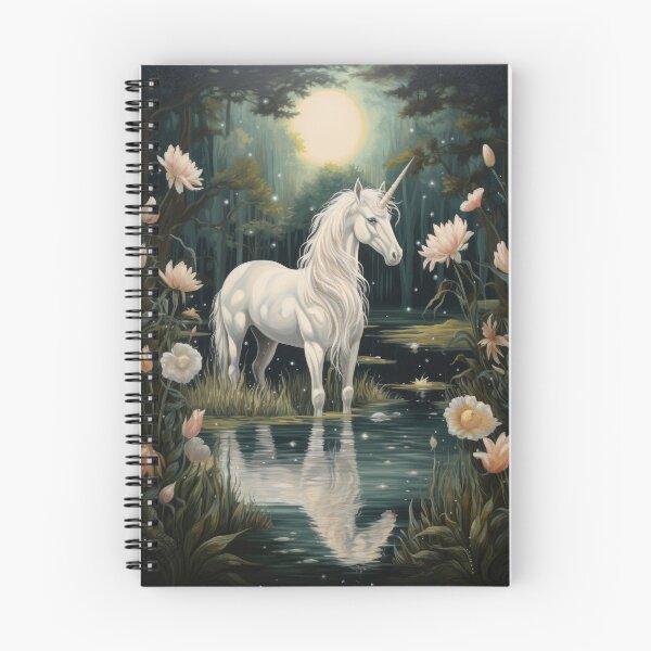Item preview, The last unicorn Lady Amalthea in the moonlight designed and sold by WallyPink.